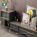 Retractable TV Cabinet Carbon Steel Leg TV Stand